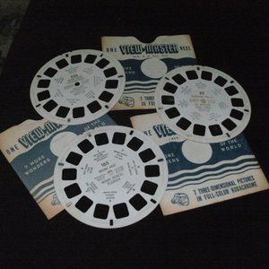 3 Vintage Sawyers View Master Reel 165 Miami Beach 286 Indian Tribal 82 Niagara